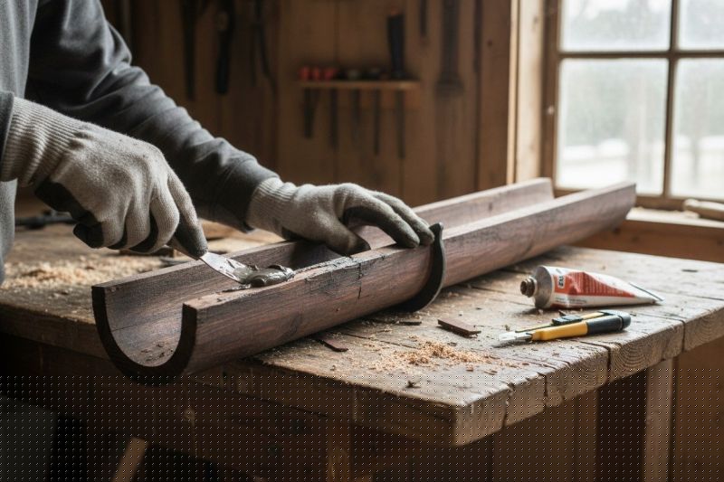 Half Round Gutter Repair